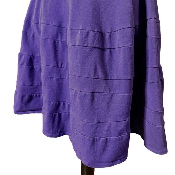 Y2K Ketch the Spirit TCU Game Day Mini Tank Dress Womens Purple White Medium - Picture 6 of 10